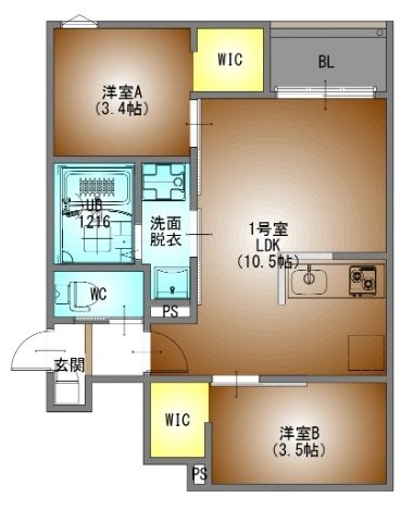 REGALEST中村日赤 間取り