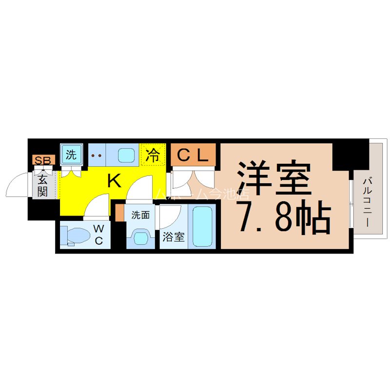 コンフォート新栄（Comfort） 間取り