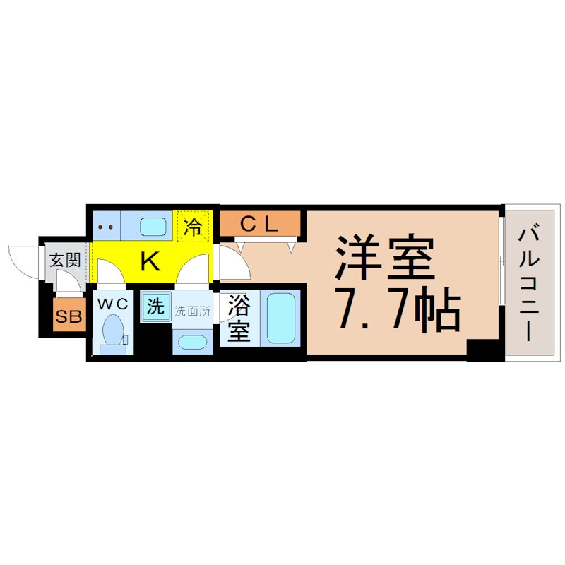 ヴェルデシア名駅南 間取り