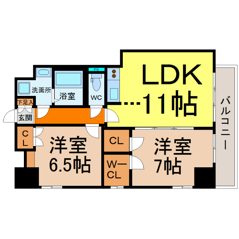 ランドハウス泉 間取り