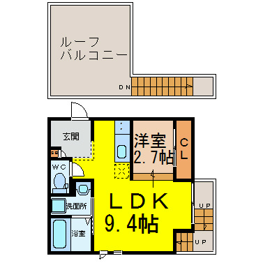 Ｇｒａｎｄｔｉｃ伝馬町 間取り