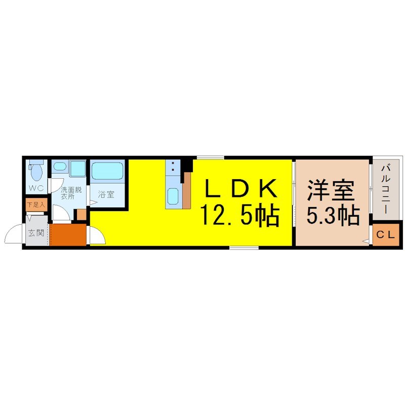 ＤＥＶＥＬＤ橘 間取り