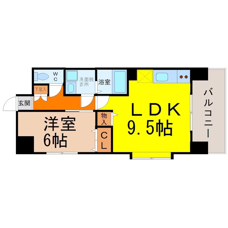 Ｌａ　Ｄｏｕｃｅｕｒ山王 間取り