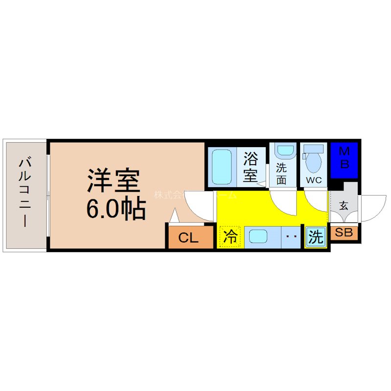プレサンス新栄ユリシス 間取り