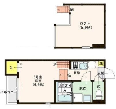 ペールエール 間取り