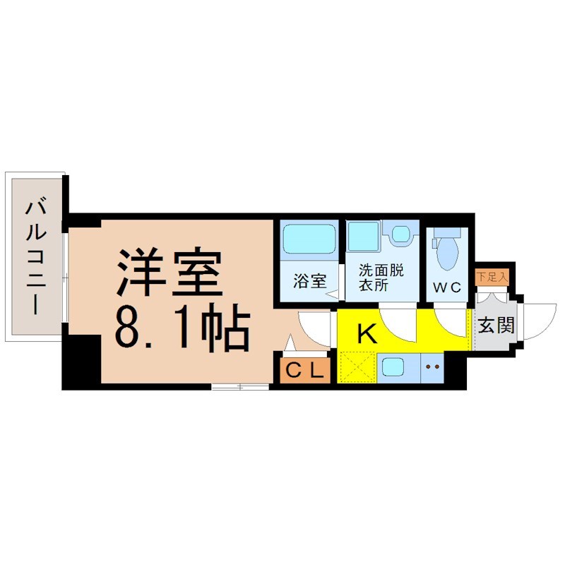 エスリード名古屋東別院 間取り