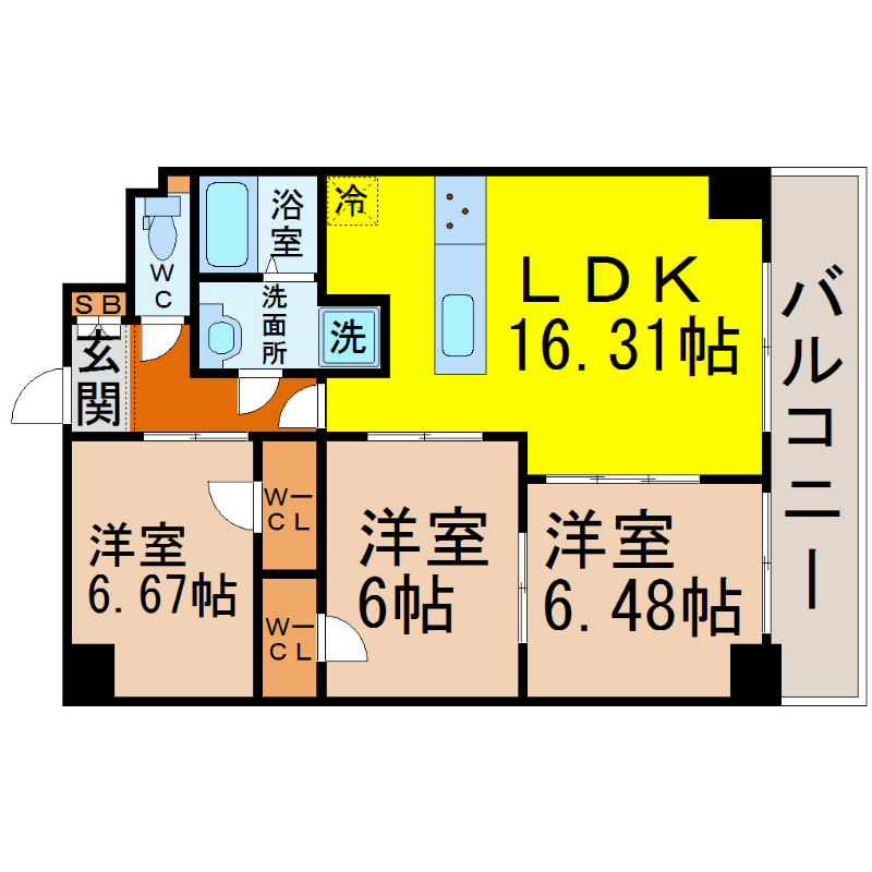Ｓ－ＦＯＲＴ鶴舞ｒｅａｌｅ 間取り