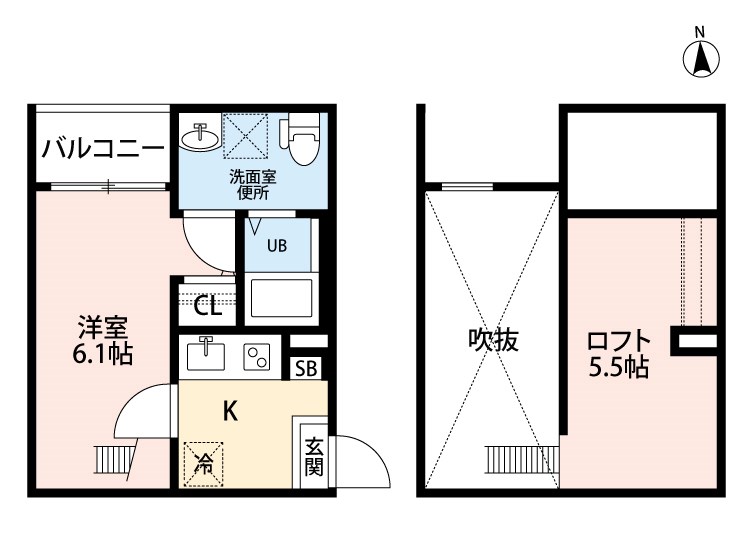Ｃｏｒｅ　Ｋａｎａｙａｍａ（コアカナヤマ） 間取り