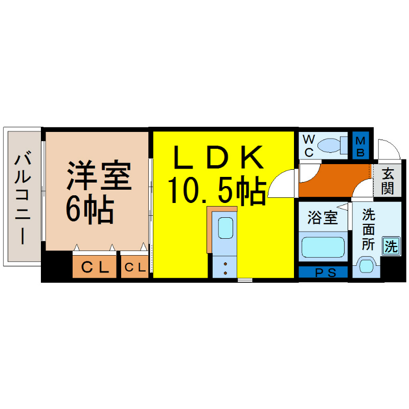ＳＯＬＡＲＥ（ソラーレ） 間取り