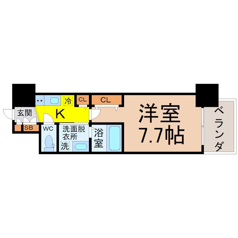 エステムコート名古屋ライブゲート 間取り