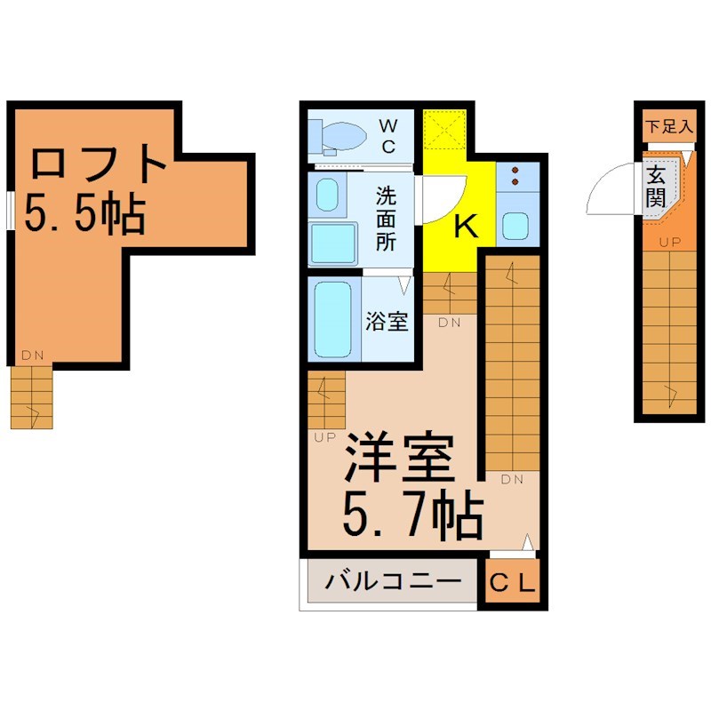Ｋ・Ｄｒｅａｍ堀田 間取り