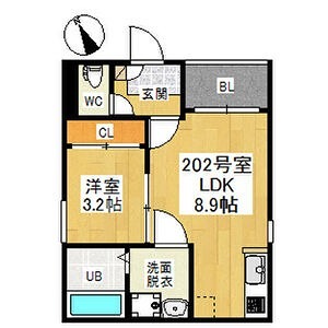 REGALEST上飯田 間取り