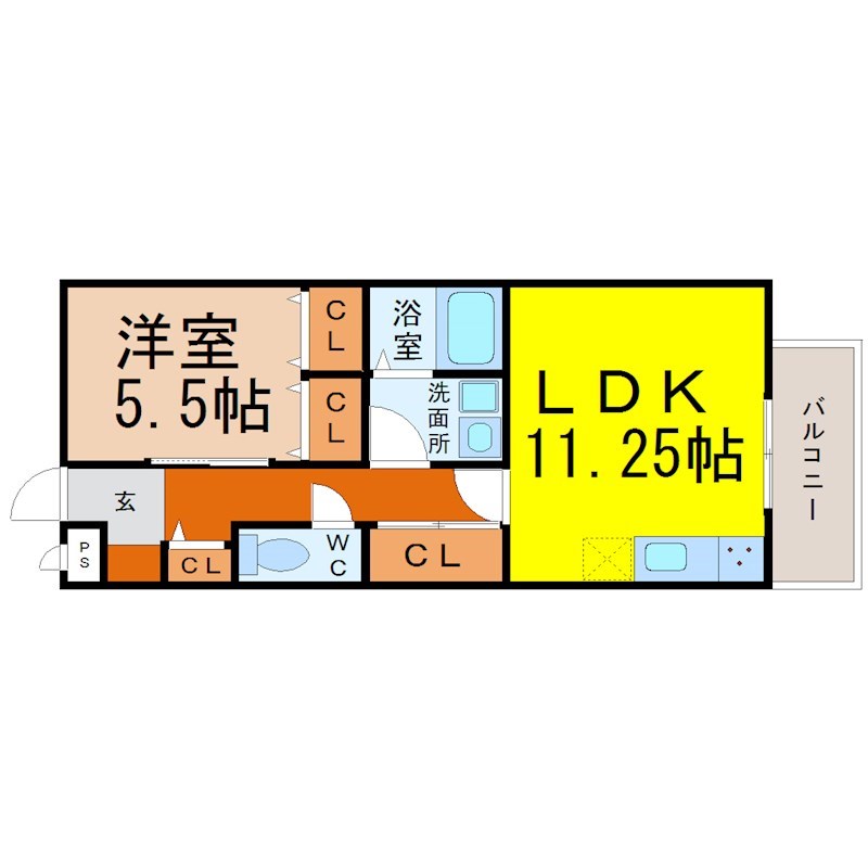 Ａｕｂｅｒｇｅ　Ｎａｇｏｙａ（オーベルジュナゴヤ） 間取り