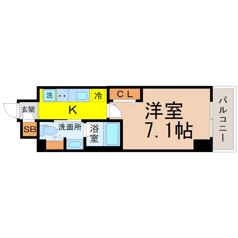 ヴェルデシア名駅南 間取り