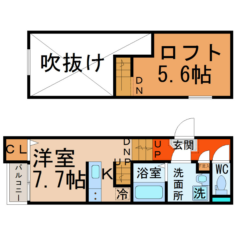 カーサフェリーチェＷ 間取り