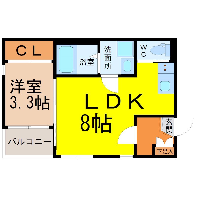 ハーモニーテラス城東町II 間取り