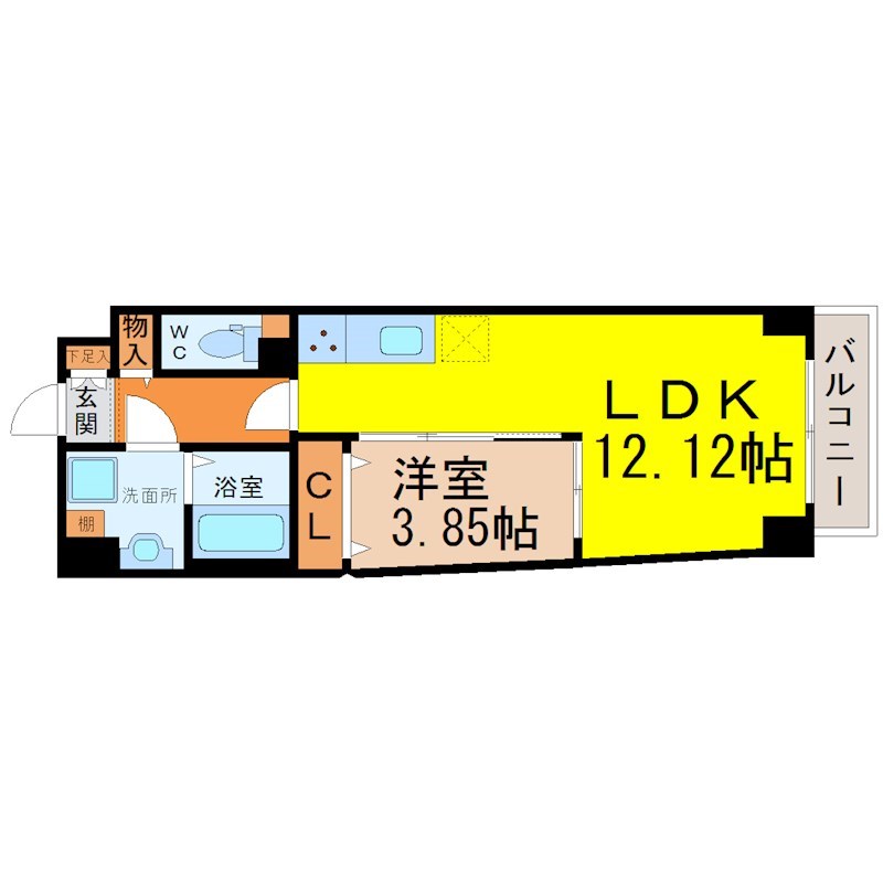 Ｓ－ＦＯＲＴ熱田花町 間取り