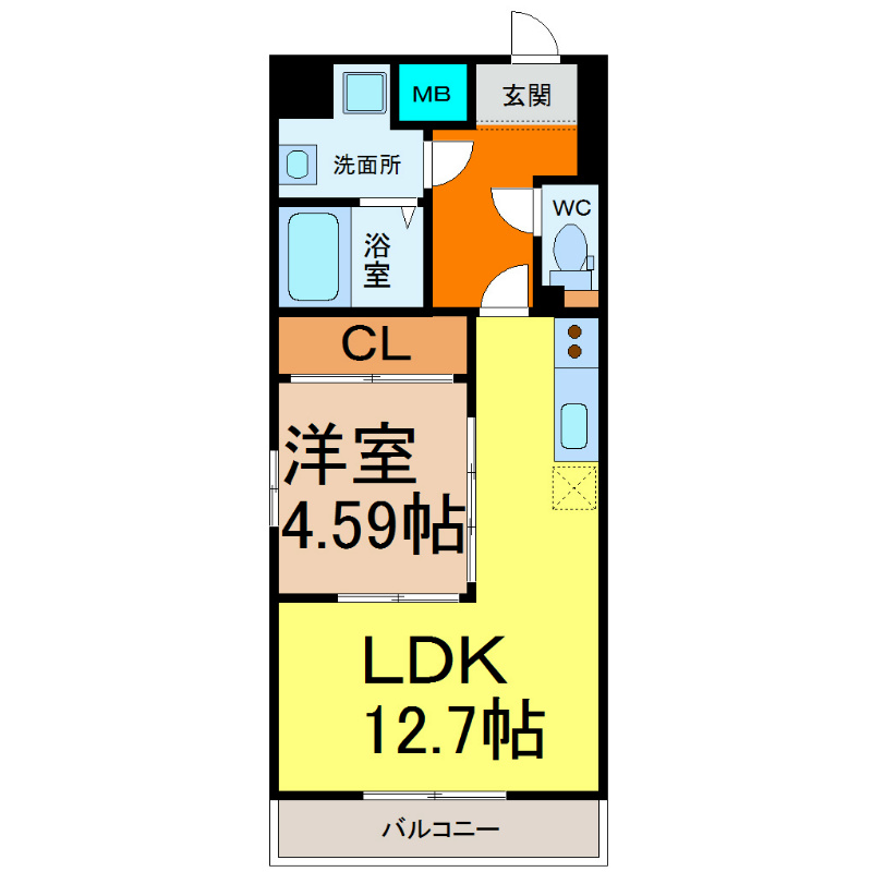 GRANDUKE東別院 間取り