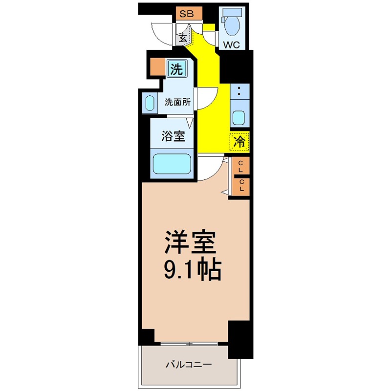 CREST TAPP新栄 間取り