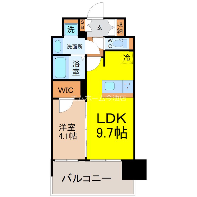 CREST TAPP平安通 間取り