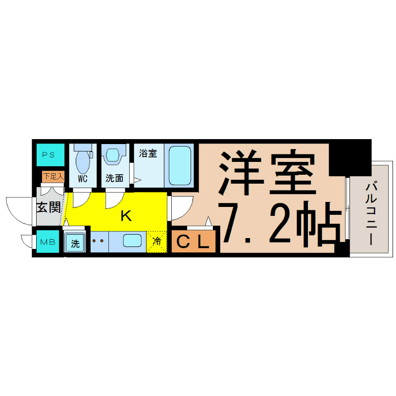 プレサンス丸の内雅殿 間取り
