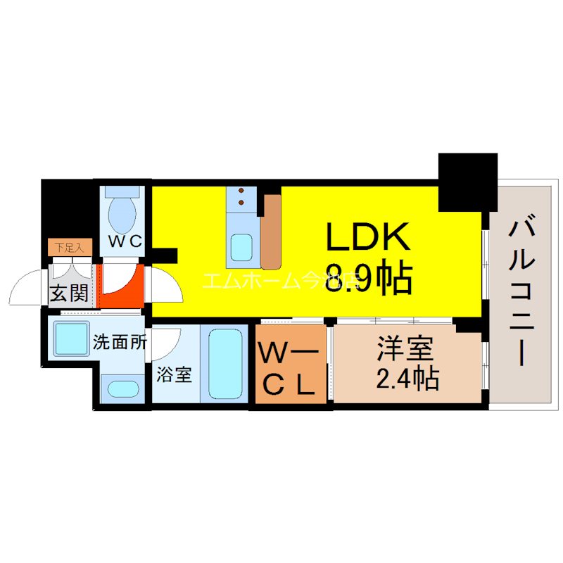 ハーモニーレジデンス名古屋イースト 間取り