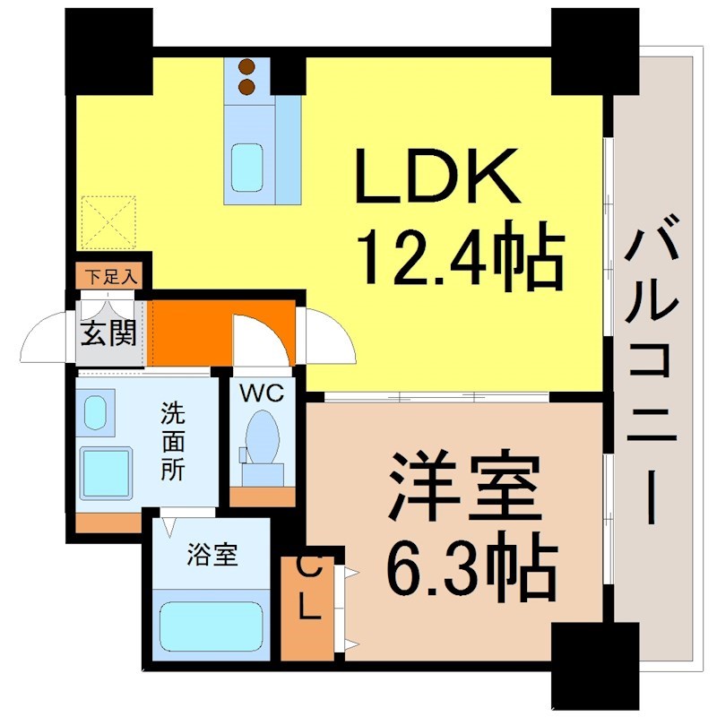 Ｆｌｏｓ北山王 間取り