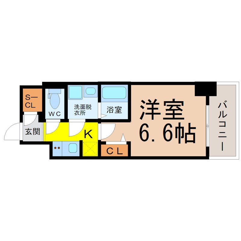 Ｓ－ＲＥＳＩＤＥＮＣＥ上前津Ｓｏｕｔｈ 間取り
