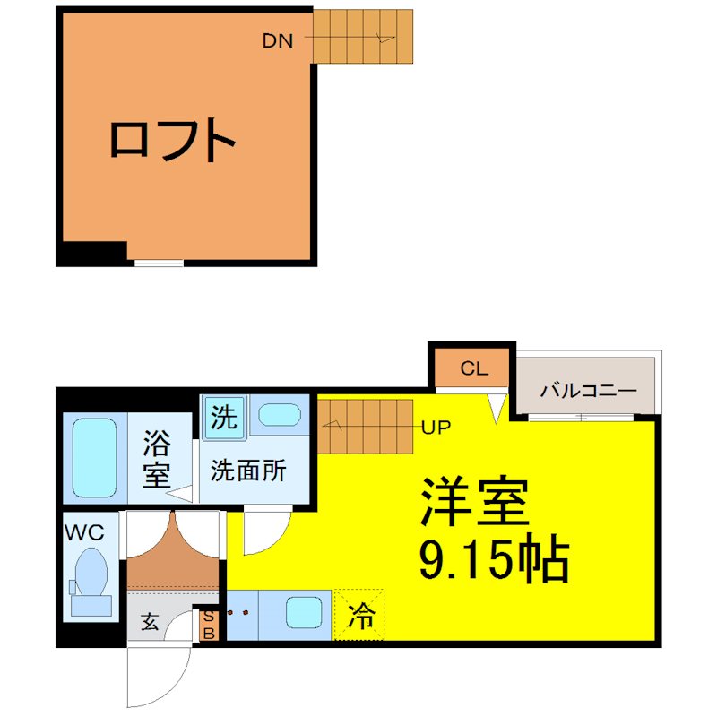 Patina平安通（パティーナ） 間取り