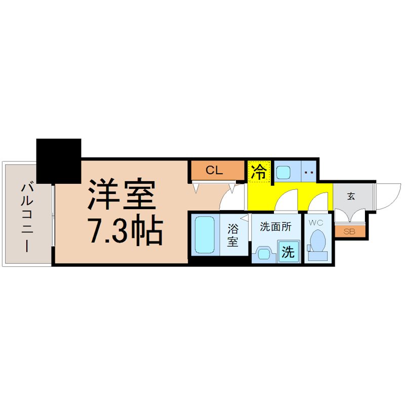 S-RESIDENCE池下駅前 間取り