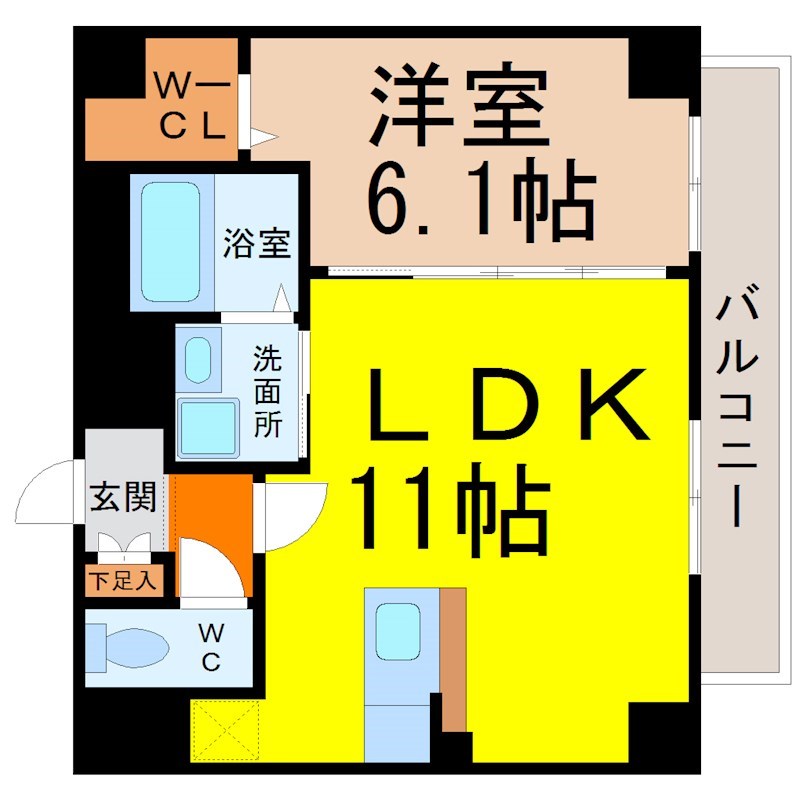 アースヒル東白壁 間取り