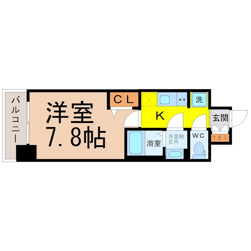 ファスティーナ志賀本通 間取り