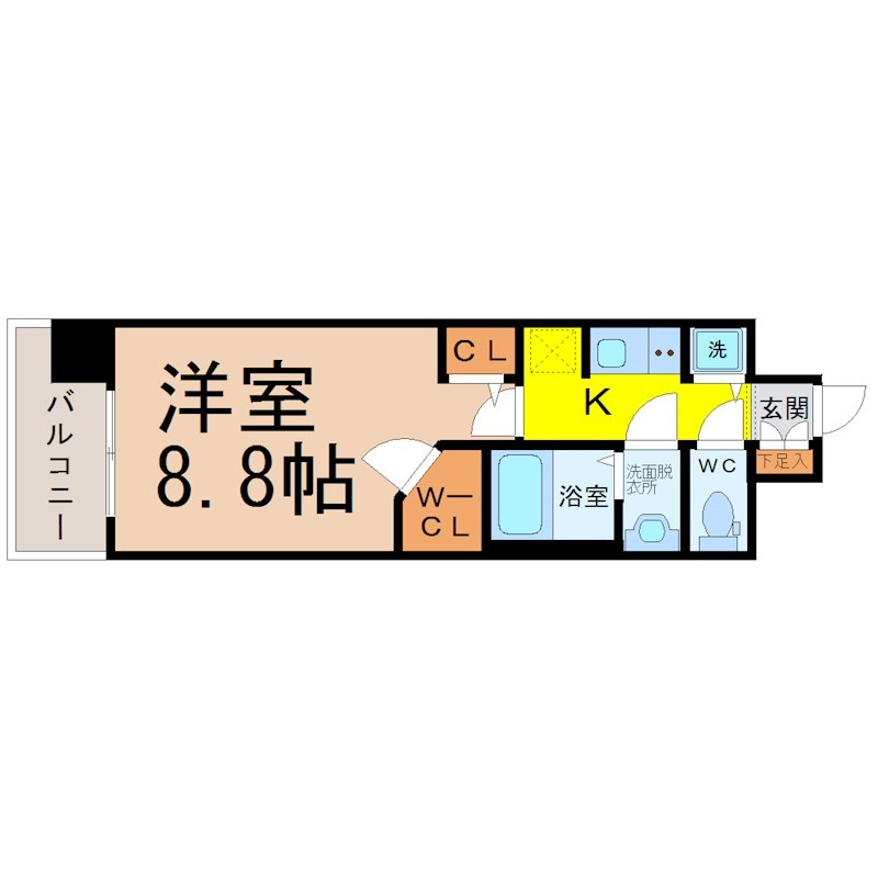 Ｌａ Ｄｏｕｃｅｕｒ志賀本通II 間取り