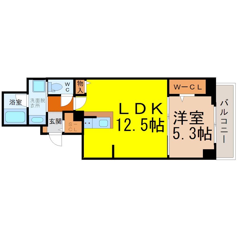 ＲＥＳＩＤＥＮＣＥ　ＴＡＣＨＩＢＡＮＡ 間取り