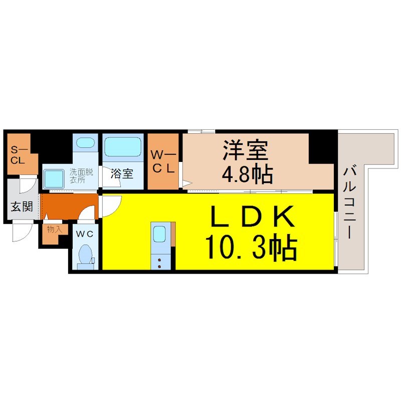 Ｅ－ｃｉｔｙ大須 間取り