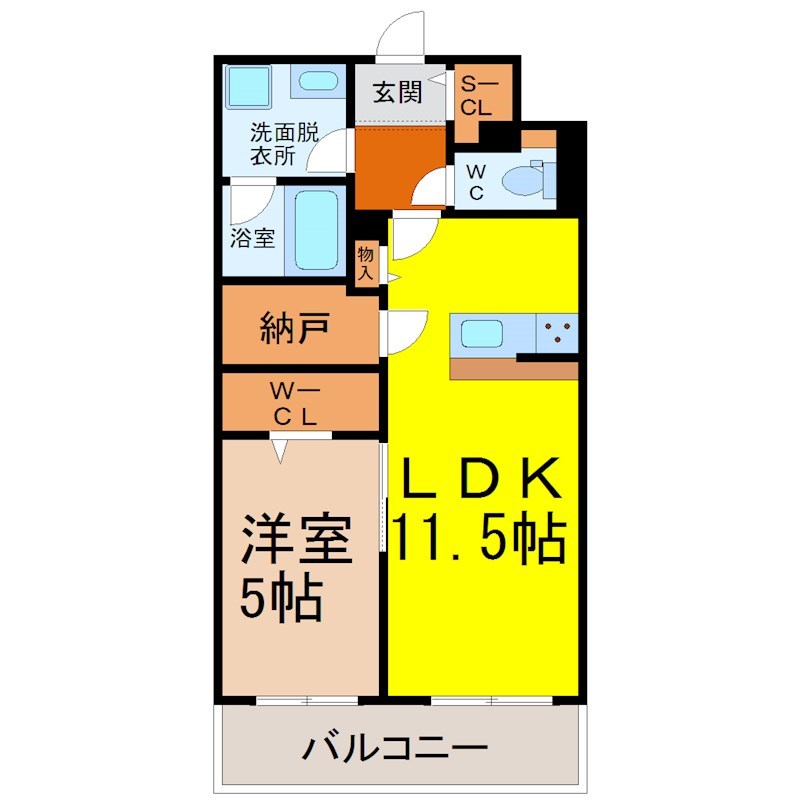 ハイドランジア東別院 間取り