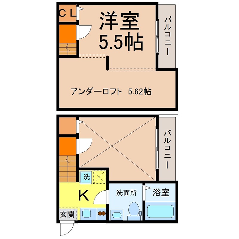 カーサアージョ（ＣａｓａＡｇｉｏ） 間取り