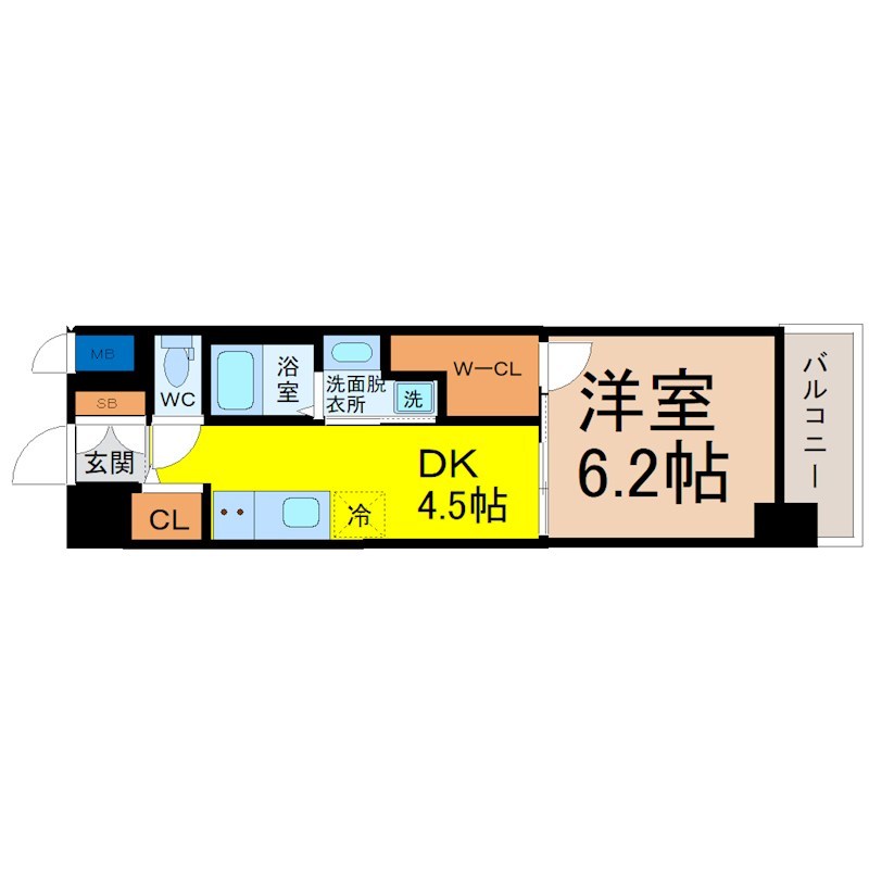 エステムコート名古屋ライブゲート 間取り