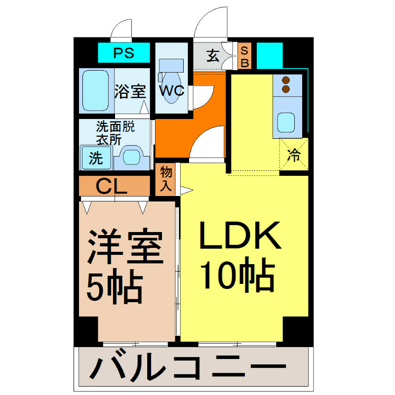 ＫＩＲＡＫＵマンション 間取り