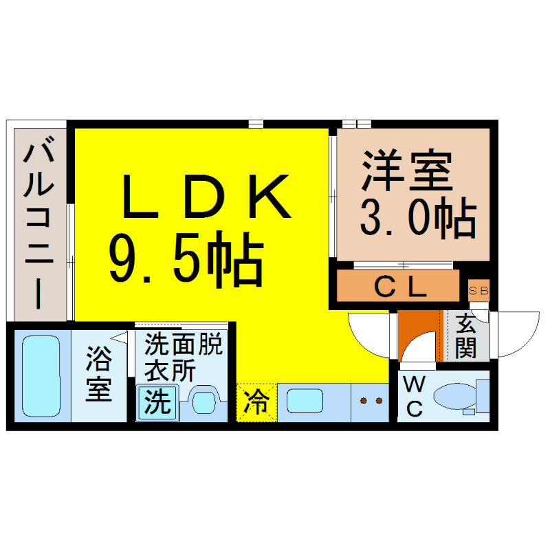 Ｇｒａｎｄｔｉｃ　Ｅｔｉｎｃｅｌｌｅ（グランティックエタンセル） 間取り