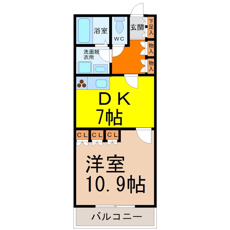 セイント橘 間取り