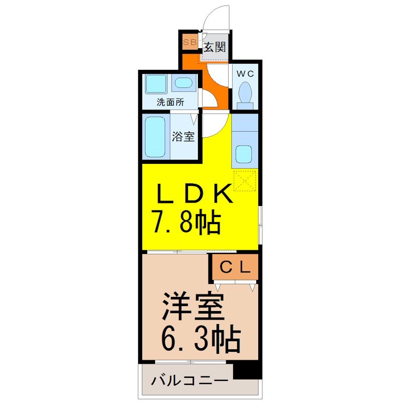 サンシアルザ上前津 間取り