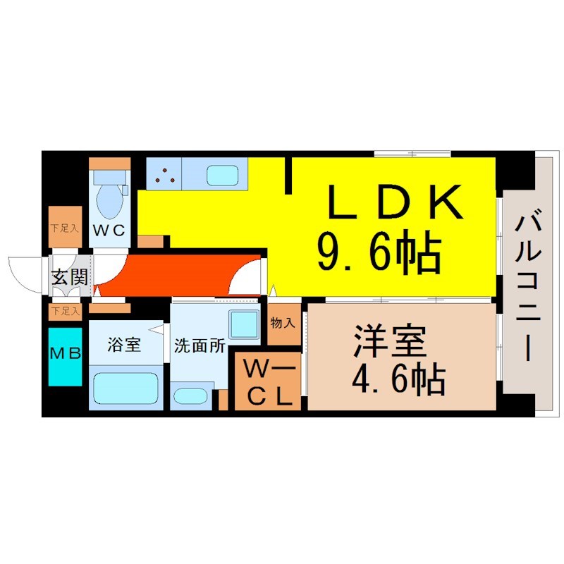 シェソワ東桜 間取り