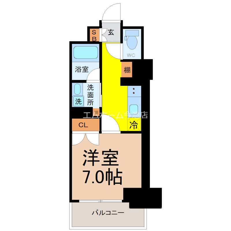 TENAS池下（テナス） 間取り