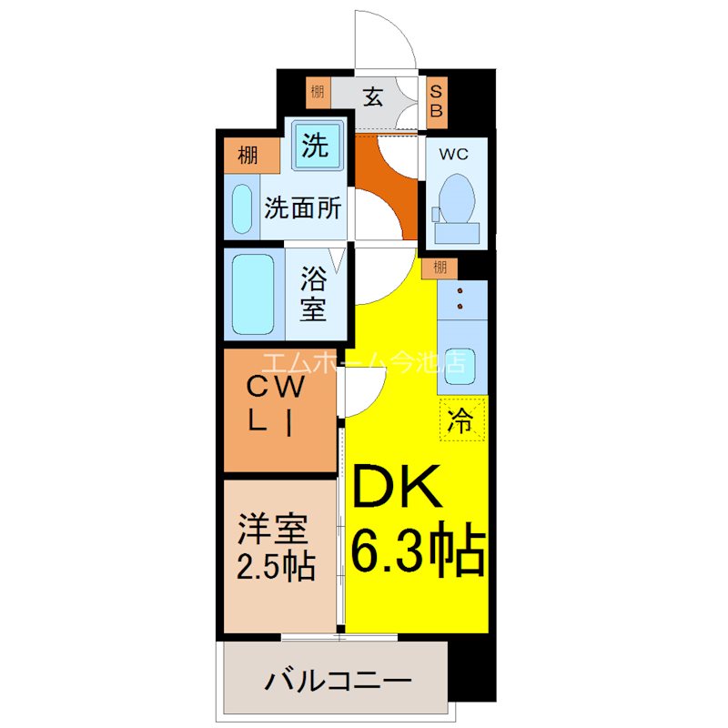 パートナーズ今池 間取り