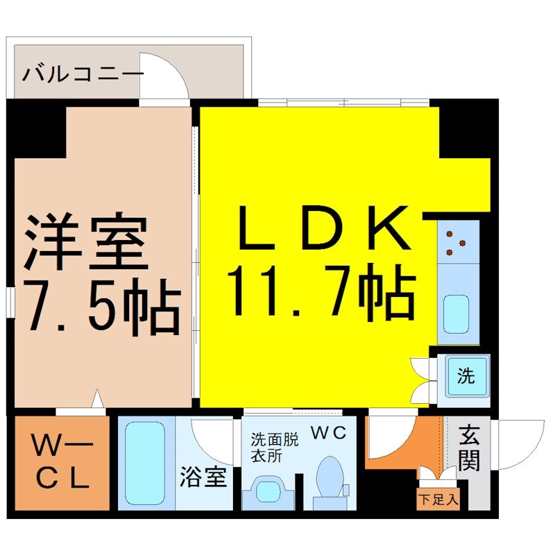 パークフラッツ新栄 間取り