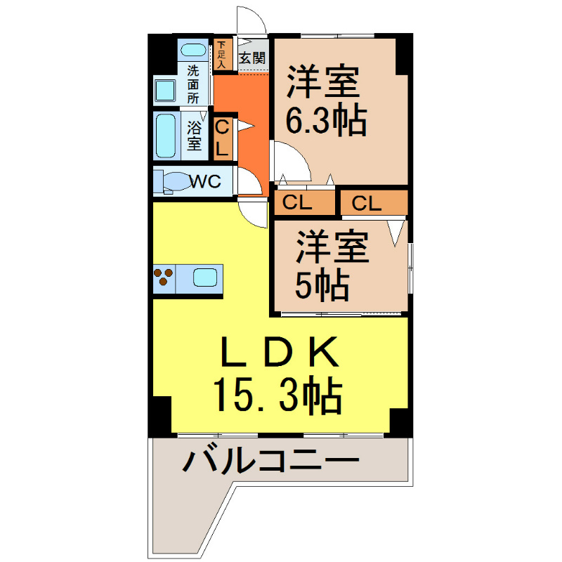 Ｌｏｔｕｓ覚王山 間取り