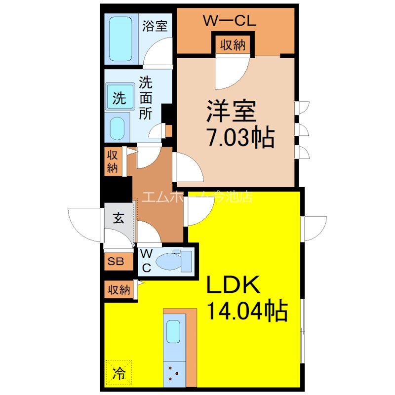 quador noie 今池 間取り