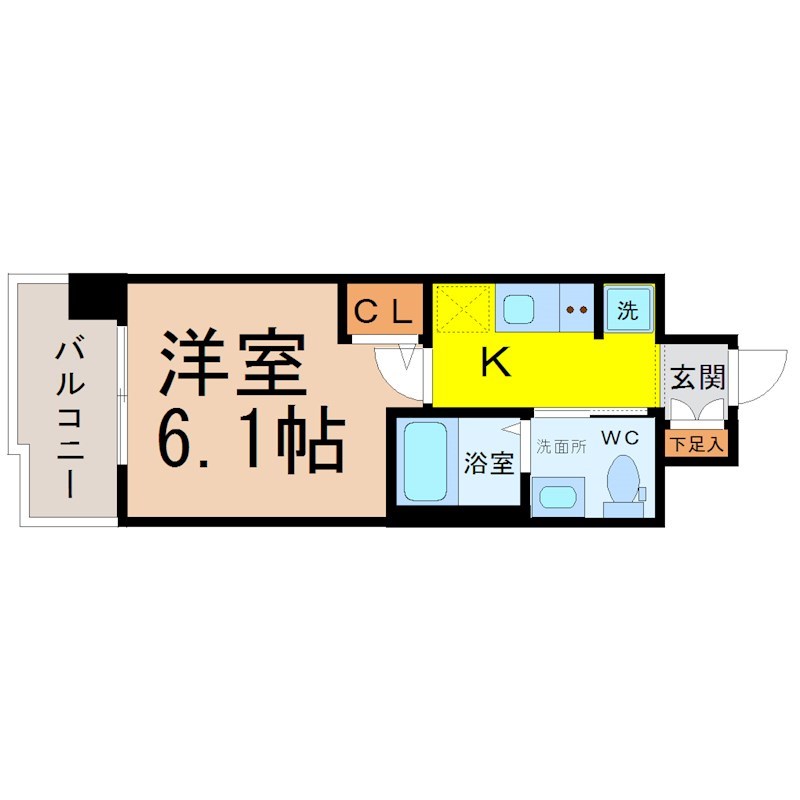 Ｌｉｖｅ　Ｃａｓａ堀田 間取り