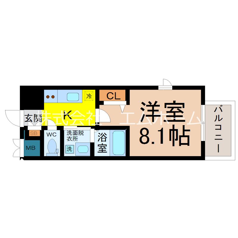 パルティール高畑アネックス 間取り
